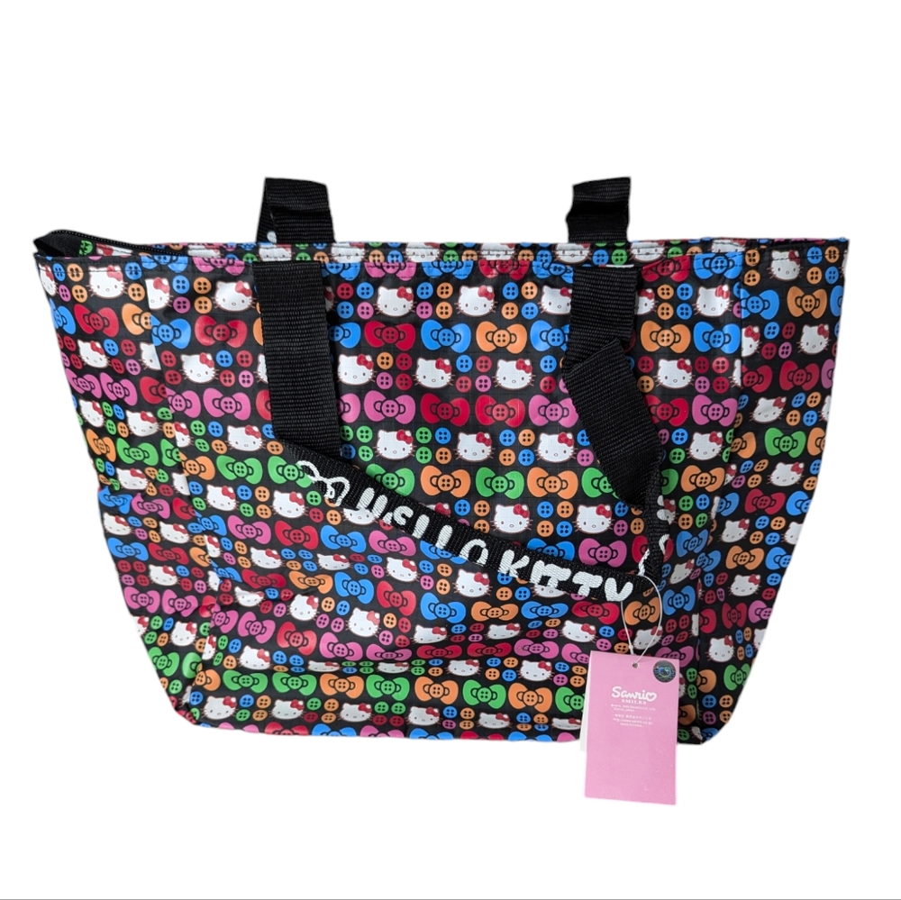 Sanrio Hello Kitty colorful button tote bag 2005
